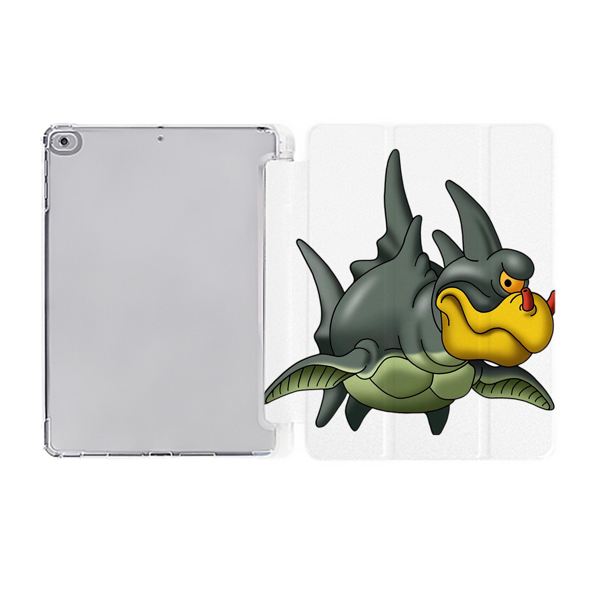 （画像用） ドラゴンクエスト Doragon Kuesuto Dragon Quest IPad ケース ペン収納付き 三つ折りスタンド PUレザー×シリコン 対応機種9.5/10.5/10.9インチ